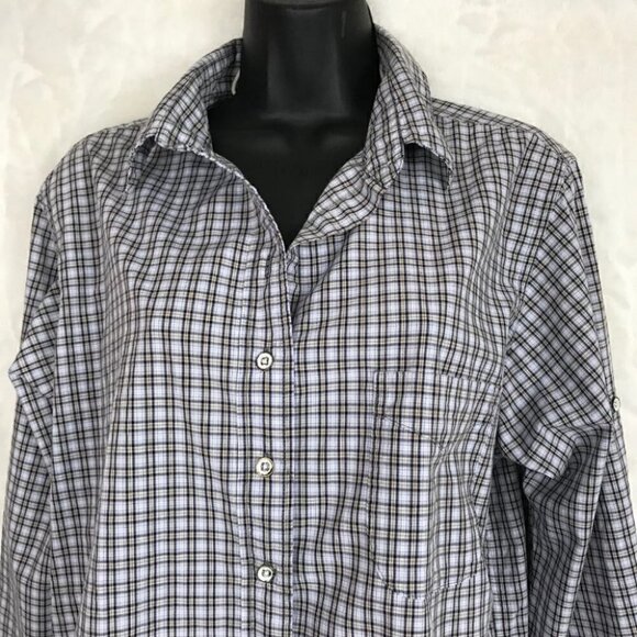 RAG &  bone Button Down Plaid Shirt Size 8 - Picture 3 of 7